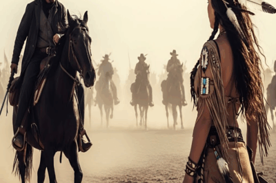 Mujer apache rechazó al vaquero silencioso — 5 años después, él regresó cabalgando con 500 hombres.