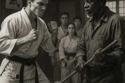 Cinturón Negro Le Pidió A Un Limpiador Negro Pelear Por Diversión — Lo Que Pasó Después SILENCIÓ A…