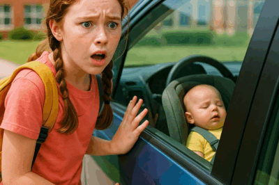 UNA NIÑA POBRE QUE LLEGA TARDE A LA ESCUELA ENCUENTRA A UN BEBÉ DESMAYADO ENCERRADO EN UN COCHE…