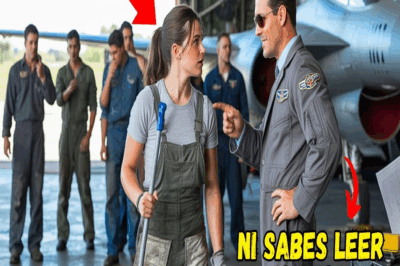 Se burló de la chica que limpiaba el hangar… sin saber que ella diseñó el avión que iba a pilotar