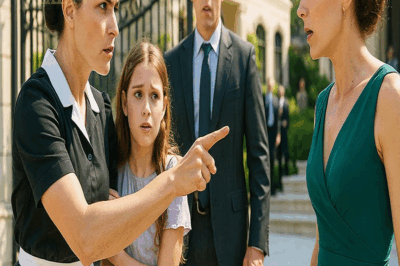 “¡NO HAGAS ESO!” LA DOMÉSTICA SE ENFRENTA A LA MADRASTRA FRENTE AL MILLONARIO… Y NO LO PUEDE CREER!