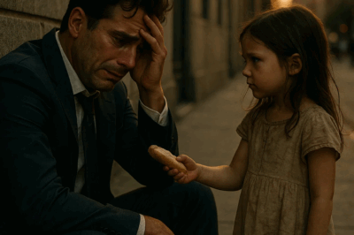 Un millonario lloraba solo en la acera. La niña que se le acercó tenía la respuesta que necesitaba