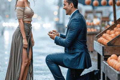 UN MILLONARIO LE PIDIÓ QUE FINGIERA SER SU NOVIA POR 5 MINUTOS… LO QUE ELLA HIZO LO DEJÓ EN SHOCK…