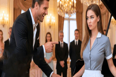 “¡SI TOCAS ESE PIANO, ME CASARÉ CONTIGO!”… SE BURLÓ EL MILLONARIO… LA LIMPIADORA TOCÓ COMO GENIO