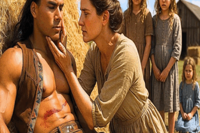 Mujer viuda con 3 hijas salva a un Apache solitario en un granero… y le cambia la vida.