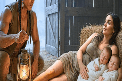 Apache solitario oyó ruidos en el granero—Al llegar encontró a una joven con dos recién nacidos.