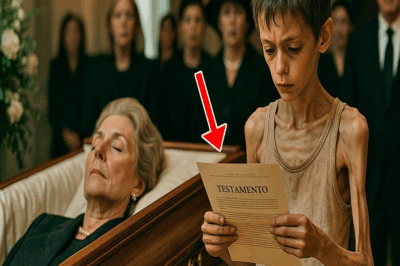 Millonaria PIDIÓ que un NIÑO DE LA CALLE leyera su TESTAMENTO en su funeral frente a sus HEREDEROS.