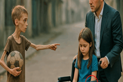 “¡DÉJAME JUGAR CON TU HIJA, Y HARÉ QUE CAMINE!”, pidió el niño de la calle al millonario.