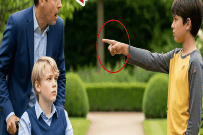 “¡TU NOVIA IMPIDE QUE TU HIJO CAMINE!” — LE CONFESÓ EL NIÑO POBRE AL MILLONARIO