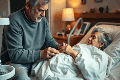 Después de 25 años cuidando a su esposa postrada en cama, un esposo instala cámaras y queda…