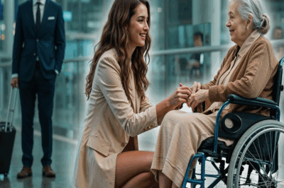 ELLA AYUDÓ A UNA ANCIANA Y EL HIJO MILLONARIO SE ENAMORÓ DE ELLA AL VERLA EN EL AEROPUERTO…