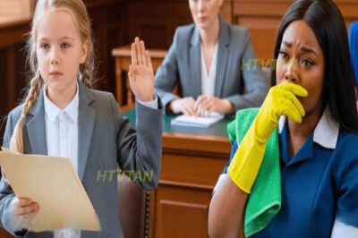 Criada acusada por multimillonario va a juicio sin abogado — hasta que su hija llegó…