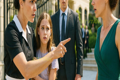 “¡NO HAGAS ESO!” LA DOMÉSTICA SE ENFRENTA A LA MADRASTRA FRENTE AL MILLONARIO… Y NO LO PUEDE CREER!