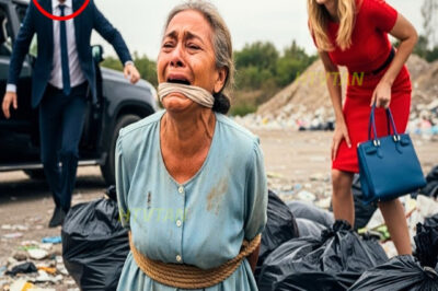 MADRE DEL MILLONARIO suplica “No me dejes en la basura” — HIJO baja de la SUV y va contra la ESPOSA…