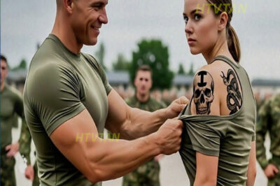 Se burlaron de ella en el campamento… hasta que el comandante palideció al ver su tatuaje…