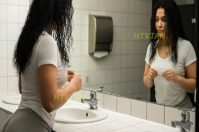 CAMIONERA ES GRABADA MIENTRAS SE BAÑA EN UN ÁREA DE DESCANSO – Y COMETE LOCURA CON SU PITBULL…