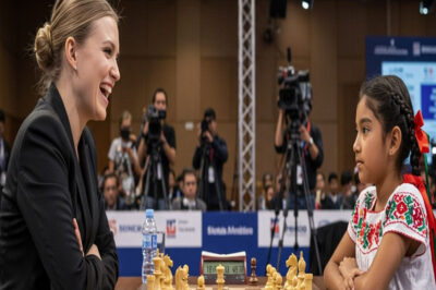 La gran campeona de ajedrez se burló al verla…y la niña mexicana de 8 años la humilló en cada jugada
