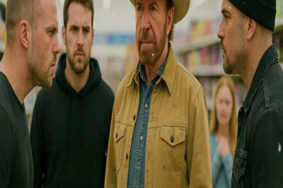 Un matón acosa a una niña en un supermercado. No tenía idea de que su abuelo era Chuck Norris.