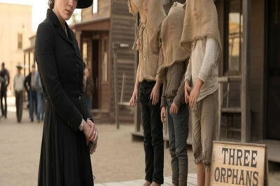 Una viuda solitaria compró 3 huérfanos con sacos en la cabeza y se los llevó cuando uno de ellos…