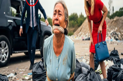 MADRE DEL MILLONARIO suplica “No me dejes en la basura” — HIJO baja de la SUV y va contra la ESPOSA