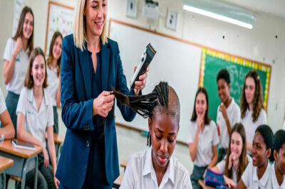 Maestra Le Corta El Pelo a Una Niña Negra—Sin Saber Que Su Madre Es La Jefa de Policía.