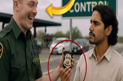 Policía se burla de un latino en la frontera — y se congela al ver su insignia…