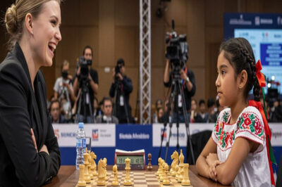 La gran campeona de ajedrez se burló al verla…y la niña mexicana de 8 años la humilló en cada jugada