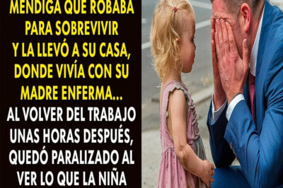 MILLONARIO RESCATA A UNA MENDIGA A LA QUE ROBÓ Y LA LLEVÓ A SU CASA PARA CUIDARLA, PERO NO ESPERABA.