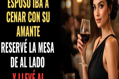 DESCUBRÍ QUE MI ESPOSO IBA A CENAR CON SU AMANTE, RESERVÉ LA MESA DE AL LADO Y LLEVÉ MARIDO DE ELLA