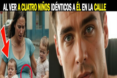 ❤️ EL MULTIMILLONARIO SE IMPACTÓ AL VER A CUATRO NIÑOS IDÉNTICOS A ÉL EN LA CALLE