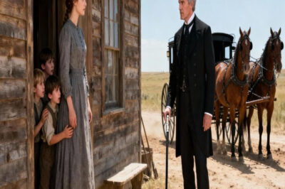 EL MAGNATE LLEGÓ PARA DESALOJAR A LA CAMPESINA… PERO TODO CAMBIÓ AL VERLA CON SUS TRES HIJOS.