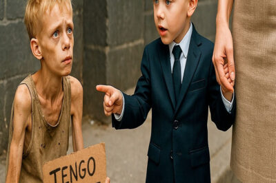 Madre, él es mi hermano! – dijo el niño a su madre millonaria al ver al chico en la calle. Entonces.