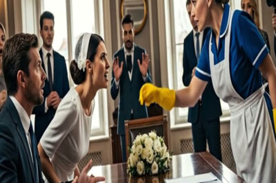 5 SEGUNDOS ANTES DE CASARSE EN EL CIVIL… LA LIMPIADORA REVELÓ LA ESTAFA DE LA ESPOSA DEL MILLONARIO