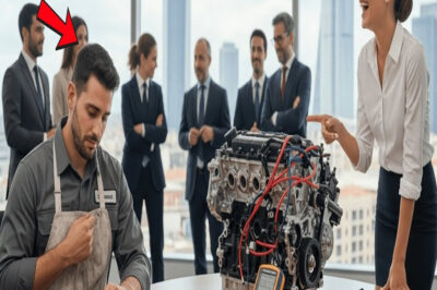 CEO Se Burló De Un Mecánico Pobre: “Arregla Este Motor Y Me Casaré Contigo” — Entonces Él Lo Logró