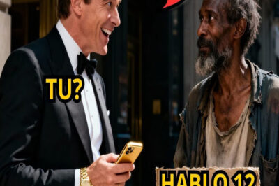 YO HABLO 12 IDIOMAS” – DIJO EL MENDIGO… EL MILLONARIO SE RÍE, PERO QUEDA EN SHOCK