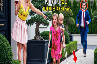 Niña De 6 Con Pierna Rota Arrastra A Hermanito Hambriento Huyendo De Madrastra. Millonario Los Ve Y…