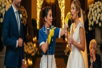 EMPLEADA INTERROMPE LA BODA DEL MILLONARIO — Y LO QUE REVELÓ EN EL MICRÓFONO DEJÓ A TODOS EN SHOCK