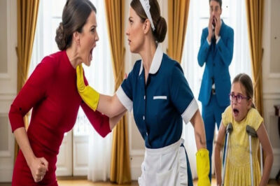 LA NOVIA DEL MILLONARIO SE BURLÓ DE SU HIJA DISCAPACITADA… ¡PERO LA SIRVIENTA LO IMPRESIONÓ!