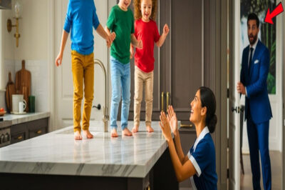 TRILLIZOS DEL MILLONARIO NO CAMINABAN — HASTA QUE LA LIMPIADORA HIZO LO IMPENSABLE