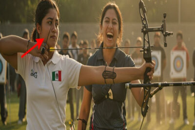 Una campeona famosa humilla a una joven mexicana en arcos… pero ella acierta el centro y la calla