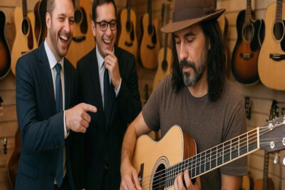 “ESA GUITARRA ES MUY CARA PARA TI” – SE RÍEN DE MARCO… Y ÉL COMPRA TODA LA TIENDA.