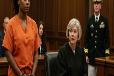 Una piloto negra es arrestada en el tribunal — hasta que entra un almirante y todo se congela