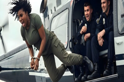 Policías arrojaron esposada a una mujer negra desde un helicóptero—sin saber que era oficial armada