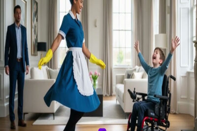 MILLONARIO DESCUBRIÓ A LA EMPLEADA BAILANDO CON SU HIJO EN SILLA DE RUEDAS… Y LO QUE HIZO…