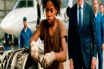 Nadie Pudo Reparar El Motor Del Jet Del Millonario… Hasta Que Lo Hizo Una Chica Negra Sin Hogar.