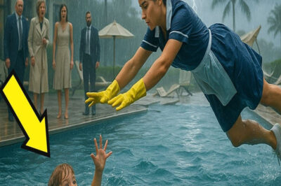 ¡EL HIJO DEL MILLONARIO SE AHOGABA… SOLO LA FAXINEIRA POBRE SE ATREVIÓ A SALVARLO!