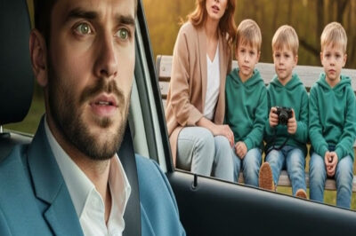 MILLONARIO VE A SU EX NOVIA ESPERANDO UN UBER CON TRES NIÑOS IDÉNTICOS A ÉL…