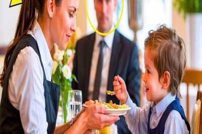 MESERA ALIMENTA A UN NIÑO CON DISCAPACIDAD SIN SABER QUE ES HIJO DE UN…