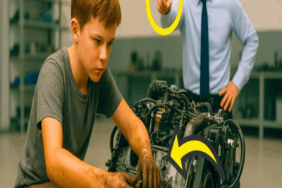 SI ARREGLAS ESTE MOTOR TE DOY MI PUESTO… DIJO EL JEFE RIÉNDOSE Y EL CHAVO LO SORPRENDIÓ