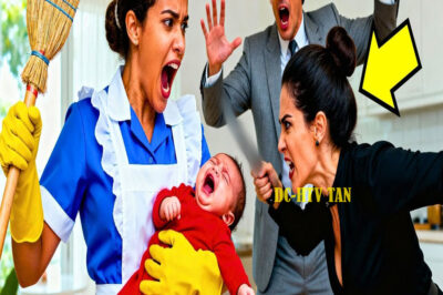 ¡AGARRÓ UNA ESCOBA Y DETUVO EL SECUESTRO DEL BEBÉ… EL EMPRESARIO SE ARRODILLÓ ANTE ELLA!…